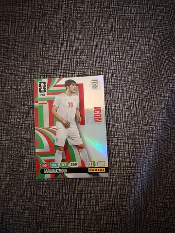 Panini World Cup Icon Trading Card - Sardar Azmoun