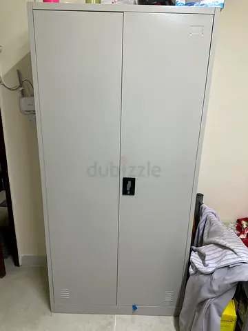 Metal Storage Cabinet / Office Wardrobe - 2 Door Steel Cupboard