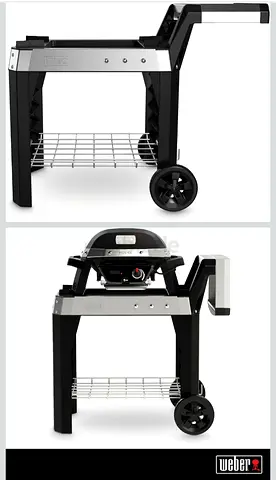 Weber Portable electric Grill on Cart - Good Condition