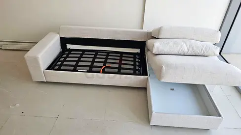 Ikea vimle L shape sofa bed Beige Excellent Condition