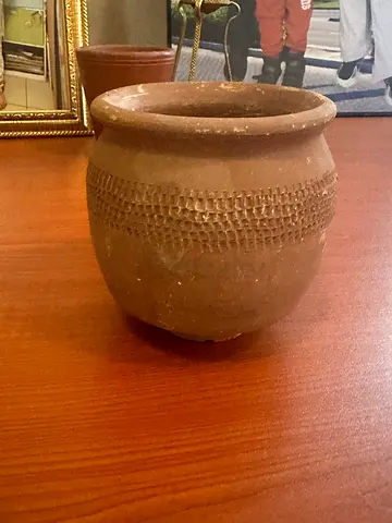 Small Terracotta Matka - Handcrafted Decorative Pot