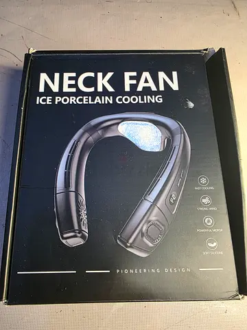 Hands-free Wearable Neck Fan - Ice Porcelain Cooling