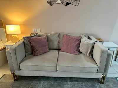Sofa and side table for sale