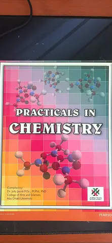 Practicals in chemistry book for sale