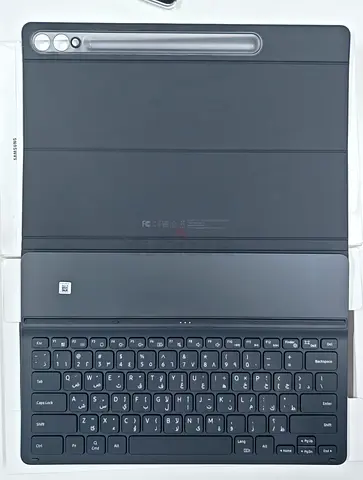 Galaxy Tab S10+ / Tab S9+ / Tab S9 FE+ Book Cover Keyboard Slim — AI Key English and Arabic keyboard