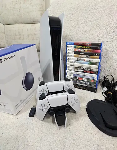 PlayStation 5 Console Bundle with 2 Controllers, Games and Accessories