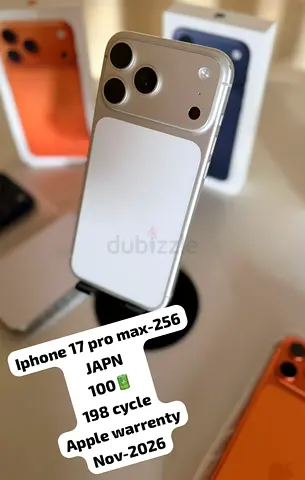 iPhone 17 Pro Max 256GB - Apple Warranty until Nov 2026, 198 Cycle (Japan)