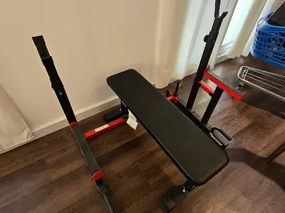 Rack with bench