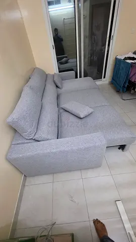 5_month used ikea esklstuna lshape sofa bed