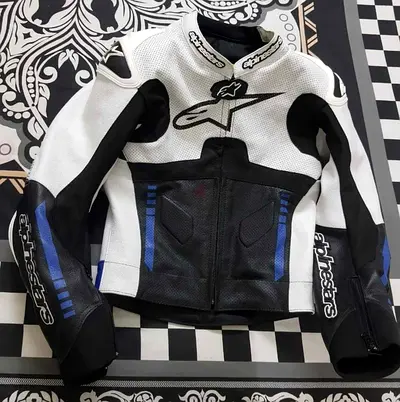 Alpinestars Motorbike Racing Leather Track Jacket.