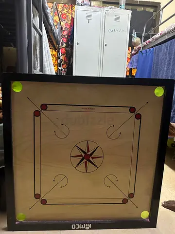 Wooden Carrom Board - Standard Size, Brand New with carrom coins