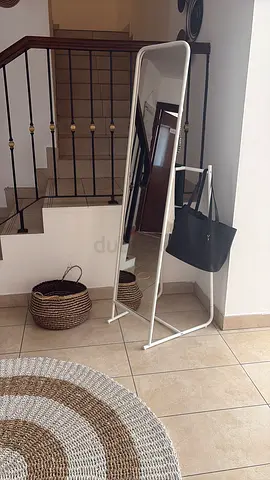 IKEA KNAPPER Standing Mirror – White
