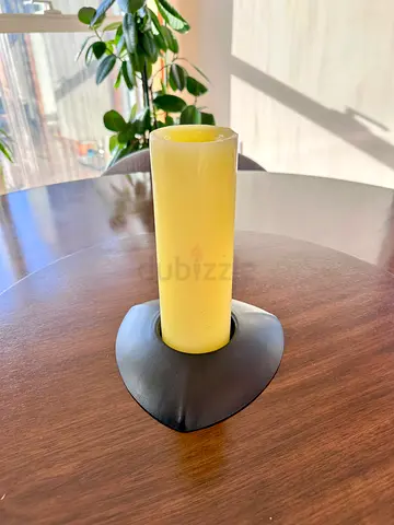 Candle with stand