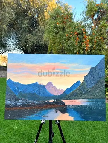 Original Landscape Oil Painting of Lofoten