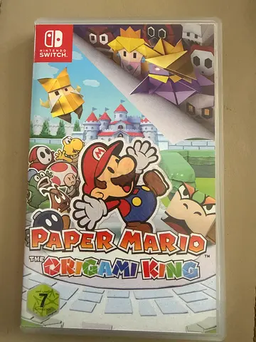 Paper Mario: The Origami King (Nintendo Switch) - Complete Case
