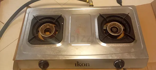 Ikon 2-Burner Stainless Gas Stove - Used, Working