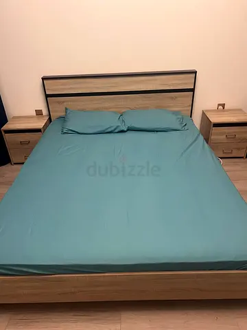 Bed Frame + 2 Side Tables | Mattress Free