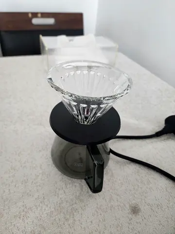 Glass Pour-Over Coffee Dripper with Carafe - Used