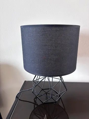 Modern Desk Lamp with Geometric Base
