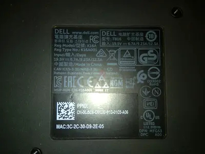 Dell Dock TB16