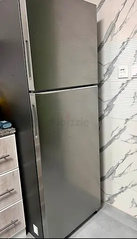 Stainless Steel Top Freezer Refrigerator - Good Condition
