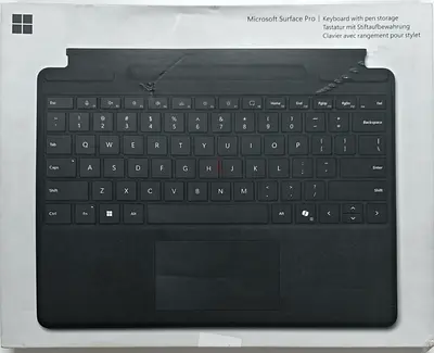 Microsoft Surface Pro Keyboard with Pen Storage, Compatible with Copilot+ (11th Edition), Surface 9