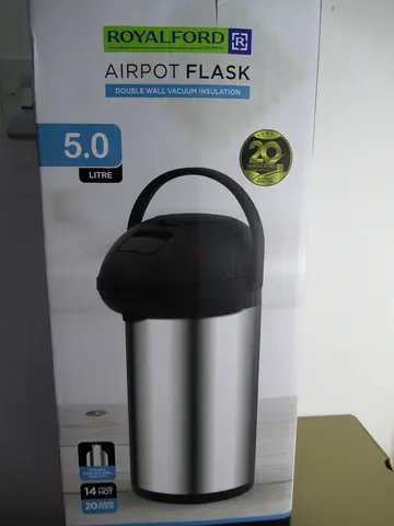 5.0 L ROYALFORD AIRPOT SS FLASK NEW