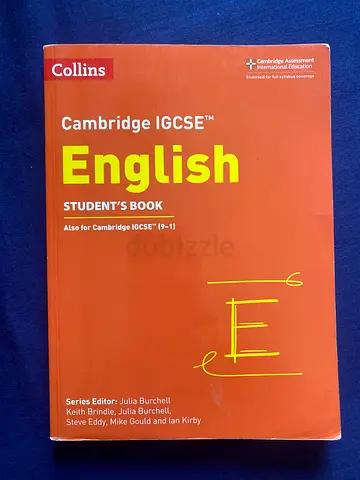 Cambridge IGCSE English Students Book (Collins) - lightly used