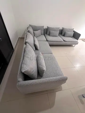 Ikea Sodhremn Corner Sofa Gray Excellent Condition