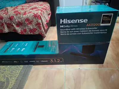 Hisense AX3120G Dolby Atmos Soundbar with Wireless Subwoofer - New in Box