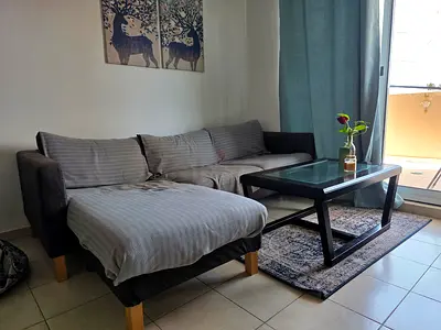Bed, Sofa  Coffee table