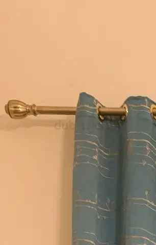 50% discount Sedar Curtains 4 pcs with golden Rod high Quality very Elegant Blackout must go