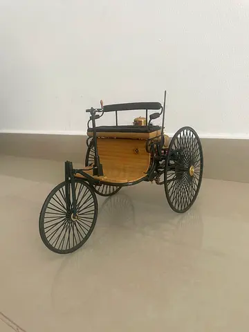 1886 Benz Patent Motor Car Original Die Cast Model Car - Gargash