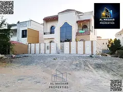 Luxury villa in Yasmin, Ajman, price includes registration and ownership fees. Ideally located direc