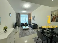 With a sea view. Luxurious second-occupancy one-bedroom apartment with a living room and balcony. Aj