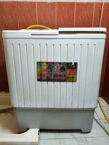 Portable Twin Tub 7kg Washing Machine - Working, Used