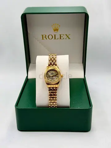 Rolex gold ladies wristwatch in original box