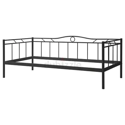 IKEA single bed black color RAMSTA