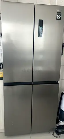 LAST CHANCE! Well-kept 4-door Bompani Refrigerator - Stainless Steel, 10-year inverter