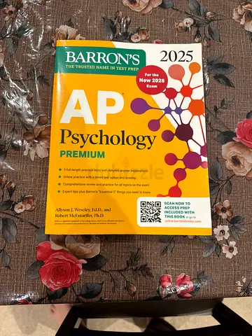 AP Psychology Premium Barrons 2025 Edition For Sale