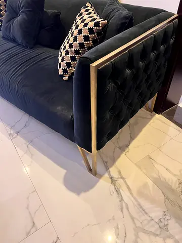 black sofa