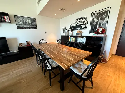 Ikea 8 Seater Dinner Table with Chairs