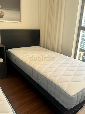 IKEA VESTMARKA Sprung Mattress 90x200 cm - Light Blue, Extra Firm, 10-year Guarantee