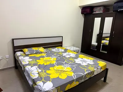 Private room available for rent 1300 aed for family or ladies