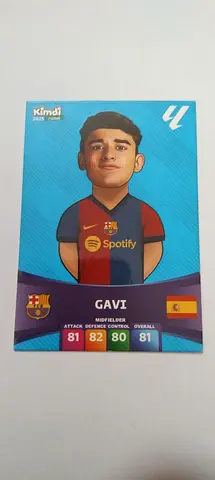 FC Barcelona Gavi Trading Card (KRMAD style) - Single Football Card