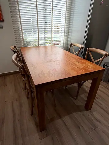 Solid Wood Dining Table - no chairs