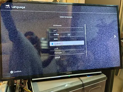 Sony Bravia 40-43 LED TV — Working, needs input/source fix