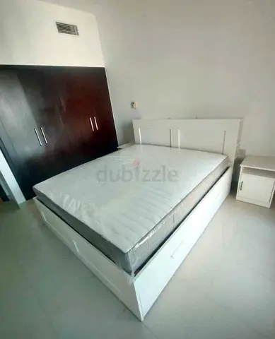 IKEA brimnes king size 180×200cm bed frame with headboard+ 4 big storage drawers with IKEA mattress