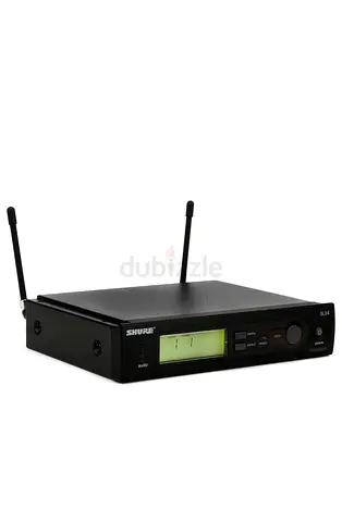 x2 Shure SLX4 Wireless Microphone Receiver - Professional Audio Rackmount