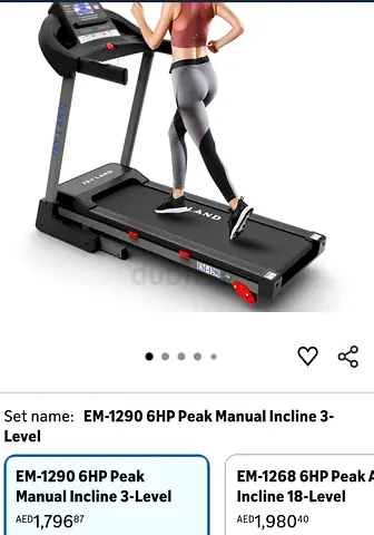 Home Treadmill — Compact folding running machine with display